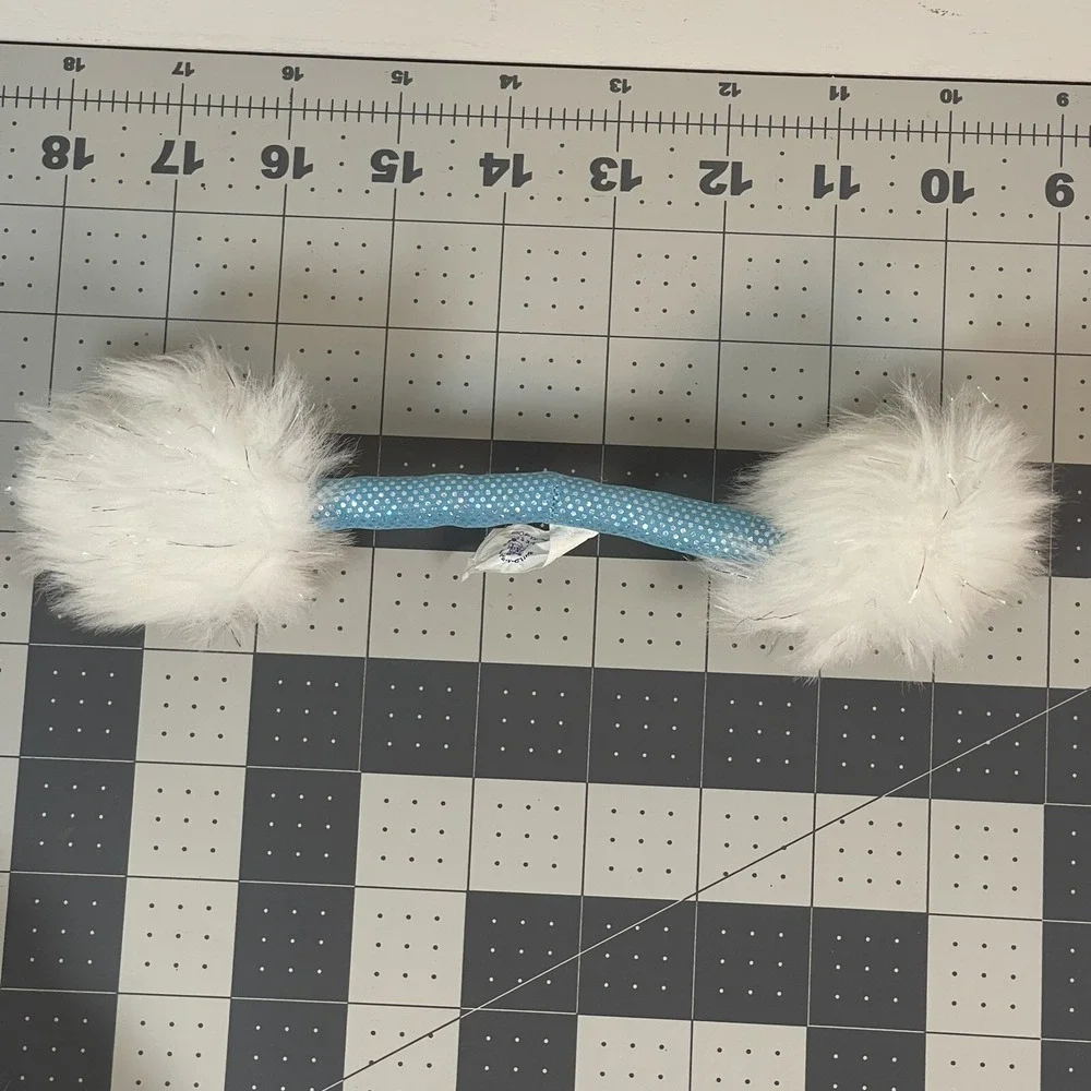 Build A Bear Pink and Blue Ice Skating Outfits With Ear Muffs Baton Lot of‎ 2